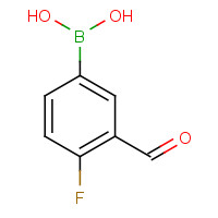 374538-01-9 4-Fluoro-3-formylphenylboronic acid chemical structure