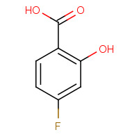 345-29-9 4-FLUORO-2-HYDROXYBENZOIC ACID chemical structure