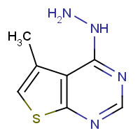 19786-56-2 4-HYDRAZINO-5-METHYLTHIENO[2,3-D]PYRIMIDINE chemical structure