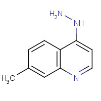 68500-34-5 4-HYDRAZINO-7-METHYLQUINOLINE chemical structure