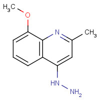 49612-19-3 4-HYDRAZINO-8-METHOXY-2-METHYLQUINOLINE chemical structure