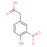 10463-20-4 4-HYDROXY-3-NITROPHENYLACETIC ACID chemical structure