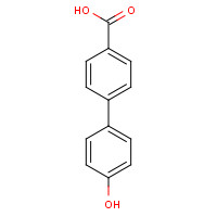 58574-03-1 4'-Hydroxy-4-biphenylcarboxylic acid chemical structure