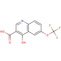 175203-86-8 4-HYDROXY-6-(TRIFLUOROMETHOXY)QUINOLINE-3-CARBOXYLIC ACID chemical structure