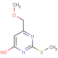 68087-13-8 4-HYDROXY-6-METHOXYMETHYL-2-(METHYLTHIO)PYRIMIDINE chemical structure