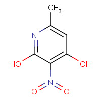 4966-90-9 4-HYDROXY-6-METHYL-3-NITRO-2-PYRIDONE chemical structure