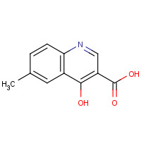 35973-18-3 4-HYDROXY-6-METHYL-QUINOLINE-3-CARBOXYLIC ACID chemical structure