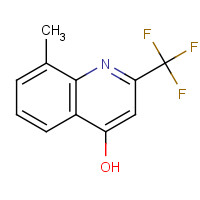 1701-19-5 4-HYDROXY-8-METHYL-2-(TRIFLUOROMETHYL)QUINOLINE chemical structure
