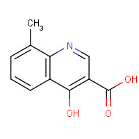 35966-17-7 4-HYDROXY-8-METHYLQUINOLINE-3-CARBOXYLIC ACID chemical structure