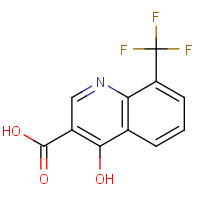 23779-95-5 4-HYDROXY-8-(TRIFLUOROMETHYL)QUINOLINE-3-CARBOXYLIC ACID chemical structure