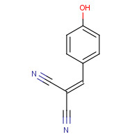 3785-90-8 4-HYDROXYBENZYLIDENEMALONONITRILE chemical structure