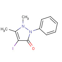 129-81-7 IODOANTIPYRINE chemical structure