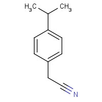 4395-87-3 4-ISOPROPYLPHENYLACETONITRILE chemical structure