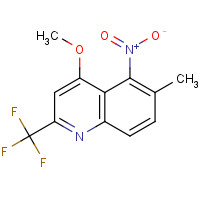 175203-62-0 4-METHOXY-6-METHYL-5-NITRO-2-(TRIFLUOROMETHYL)QUINOLINE chemical structure