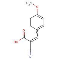 1519-55-7 ALPHA-CYANO-4-METHOXYCINNAMIC ACID chemical structure