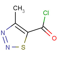 59944-65-9 4-METHYL-1,2,3-THIADIAZOLE-5-CARBONYL CHLORIDE chemical structure