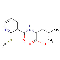 175201-69-1 N-[2-(METHYLTHIO)NICOTINOYL]-L-LEUCINE chemical structure