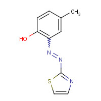 1823-44-5 2-(2-THIAZOLYLAZO)-P-CRESOL chemical structure