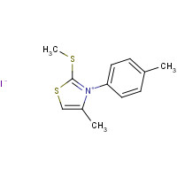 33167-55-4 4-Methyl-2-(methylthio)-3-p-tolyl-thiazoliumiodide chemical structure