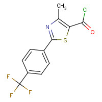 477291-09-1 4-METHYL-2-[4-(TRIFLUOROMETHYL)PHENYL]-1,3-THIAZOLE-5-CARBONYL CHLORIDE chemical structure