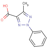 22300-56-7 4-METHYL-2-PHENYL-1,2,3-TRIAZOLE-5-CARBOXYLIC ACID chemical structure