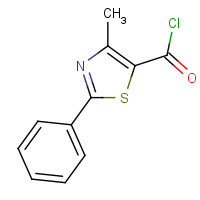 54001-18-2 4-METHYL-2-PHENYL-1,3-THIAZOLE-5-CARBONYL CHLORIDE chemical structure