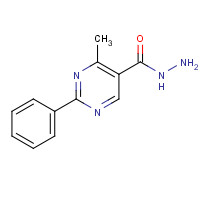 100517-70-2 4-METHYL-2-PHENYL-5-PYRIMIDINECARBOHYDRAZIDE chemical structure