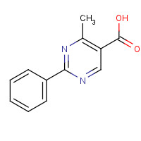 103249-79-2 4-METHYL-2-PHENYL-5-PYRIMIDINECARBOXYLIC ACID chemical structure