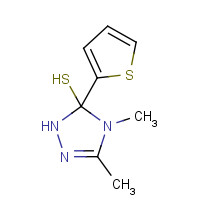 262610-50-4 4-METHYL-5-(3-THIENYLMETHYL)-4H-1,2,4-TRIAZOLE-3-THIOL chemical structure