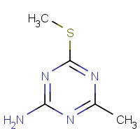 27622-90-8 4-METHYL-6-(METHYLTHIO)-1,3,5-TRIAZIN-2-AMINE chemical structure