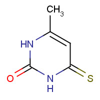 638-13-1 4-Methyl-6-mercapto-2-pyrimidinol chemical structure