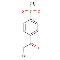 50413-24-6 2-Bromo-1-[4-(methylsulfonyl)phenyl]-1-ethanone chemical structure