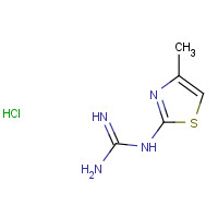100599-91-5 4-METHYLTHIAZOL-2-YLGUANIDINE HYDROCHLORIDE chemical structure