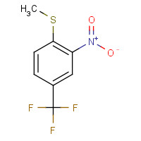 71236-96-9 4-METHYLTHIO-3-NITROBENZOTRIFLUORIDE chemical structure
