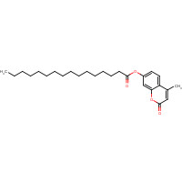 17695-48-6 4-METHYLUMBELLIFERYL PALMITATE chemical structure