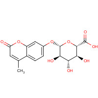 6160-80-1 4-Methylumbelliferyl-beta-D-glucuronide chemical structure