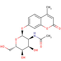 36476-29-6 4-Methylumbelliferyl-N-acetyl-beta-D-galactosaminide hydrate chemical structure