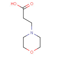 4497-04-5 3-MORPHOLIN-4-YL-PROPIONIC ACID chemical structure