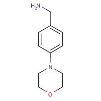 214759-74-7 4-MORPHOLINOBENZYLAMINE chemical structure