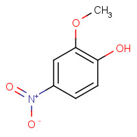 3251-56-7 2-Methoxy-4-nitrophenol chemical structure
