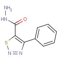58756-27-7 4-PHENYL-1,2,3-THIADIAZOLE-5-CARBOHYDRAZIDE chemical structure