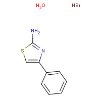 52253-69-7 2-AMINO-4-PHENYLTHIAZOLE HYDROBROMIDE MONOHYDRATE chemical structure