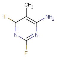 18260-66-7 2,6-DIFLUORO-5-METHYLPYRIMIDIN-4-YLAMINE chemical structure
