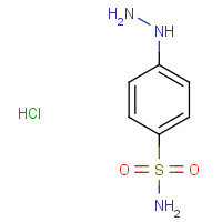 17852-52-7 4-Hydrazinobenzene-1-sulfonamide hydrochloride chemical structure