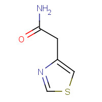 51551-54-3 4-Thiazoleacetamide chemical structure