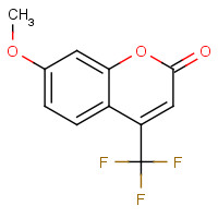 575-04-2 7-METHOXY-4-(TRIFLUOROMETHYL)COUMARIN chemical structure