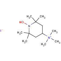 64525-01-5 4-TRIMETHYLAMMONIUM-2,2,6,6-TETRAMETHYLPIPERIDINE-1-OXYL IODIDE chemical structure