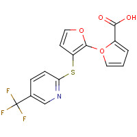 238742-86-4 2-(5-CARBOXYFURFURYLTHIO)-5-(TRIFLUOROMETHYL)PYRIDINE chemical structure