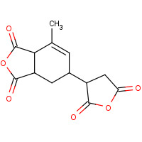 73003-90-4 5-(2,5-DIOXOTETRAHYDROFURYL)-3-METHYL-3-CYCLOHEXENE-1,2-DICARBOXYLIC ANHYDRIDE chemical structure