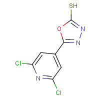 119221-62-4 5-(2,6-DICHLORO-4-PYRIDYL)-1,3,4-OXADIAZOLE-2-THIOL chemical structure